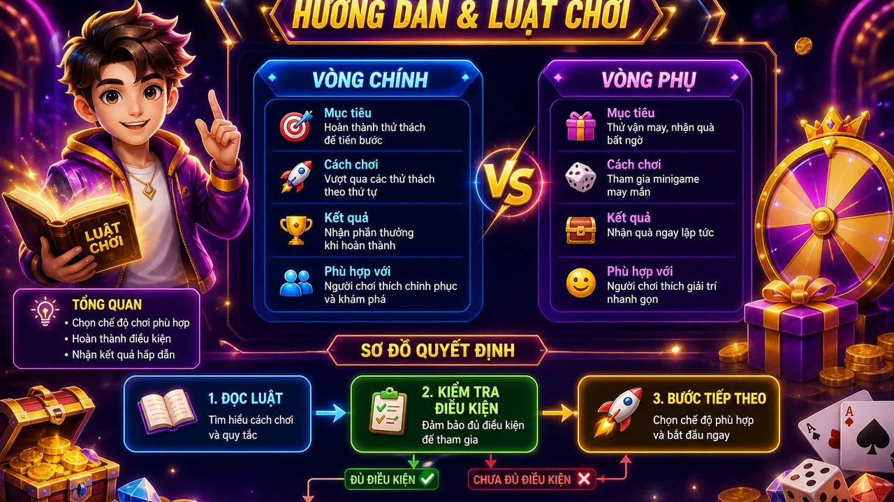 Nhận biết vòng phụ và đọc luật thế nào trong trò chơi vn88?