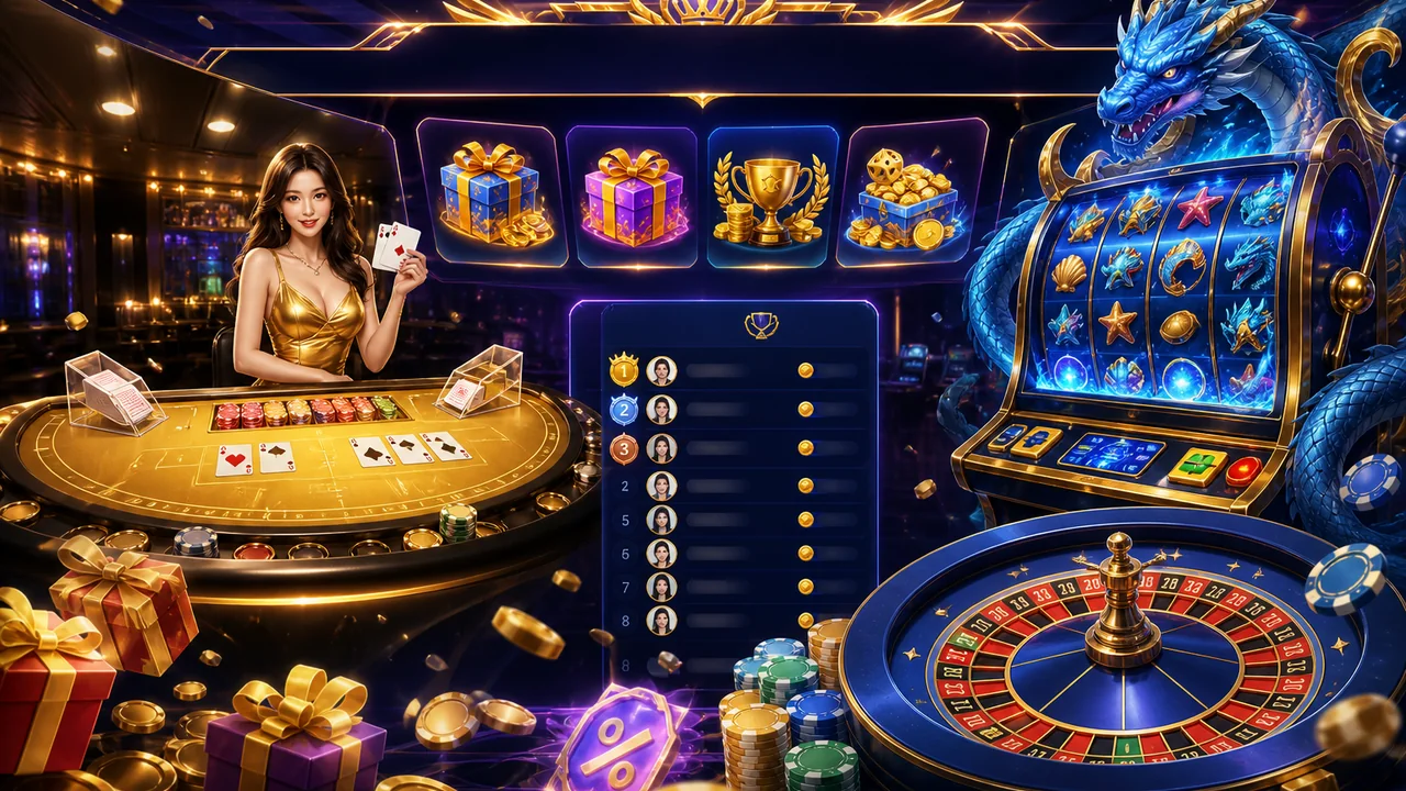 Top trò chơi casino được yêu thích và ưu đãi vn88 mới nhất