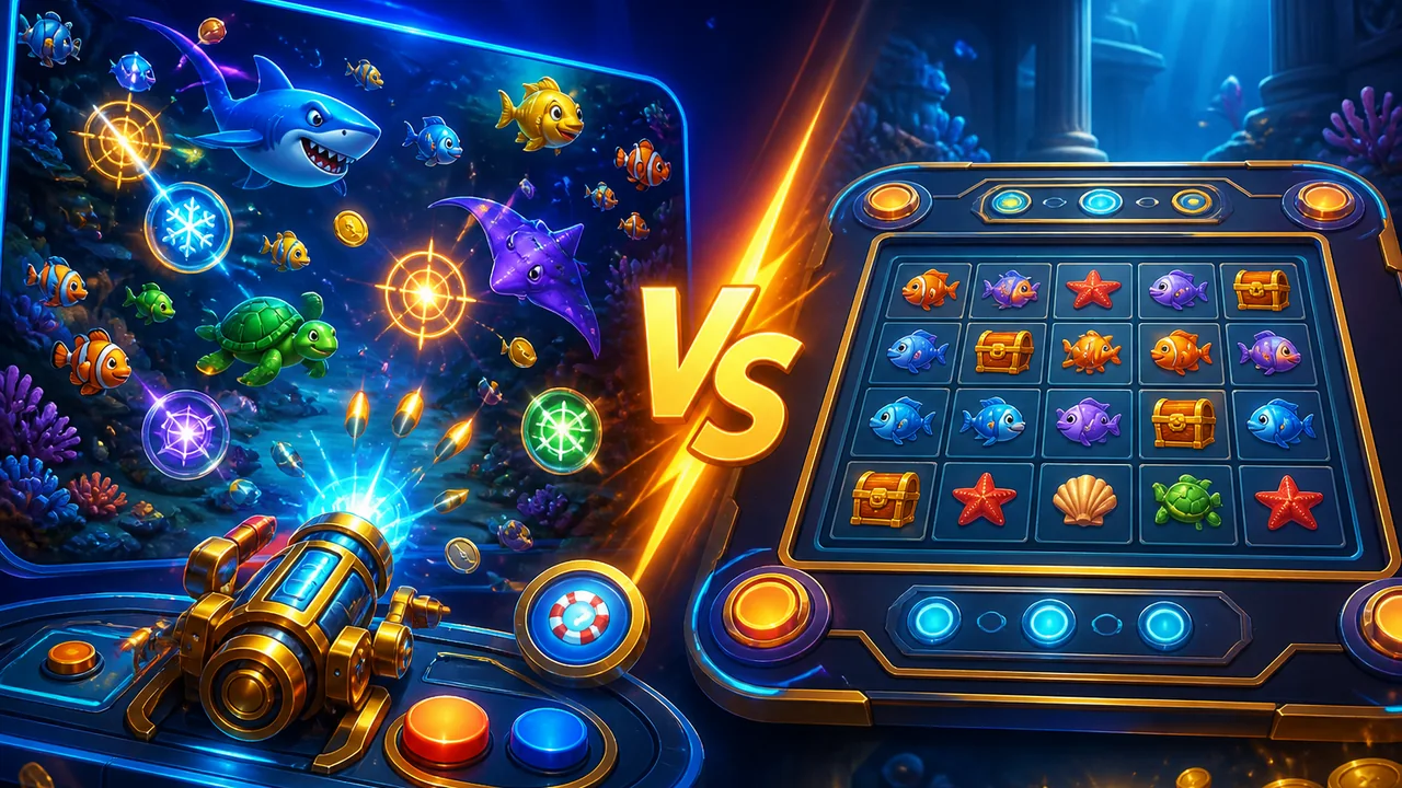 Bản đồ màn hình và nhịp chơi: bắn cá arcade vn88 có gì khác trò chơi bàn?